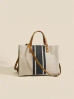 حقيبة يد من الخيش