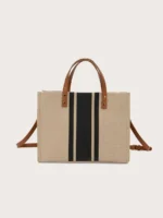 حقيبة يد من الخيش