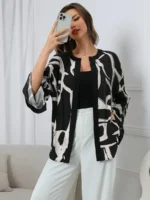 قميص نسائي بأكمام جرس